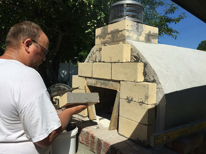Building a Brick Oven (25)