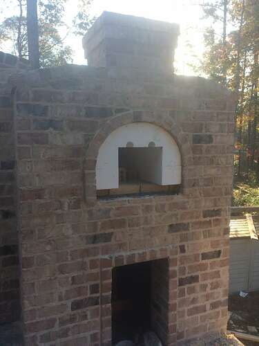Outdoor Brick Fireplace Kit (22)