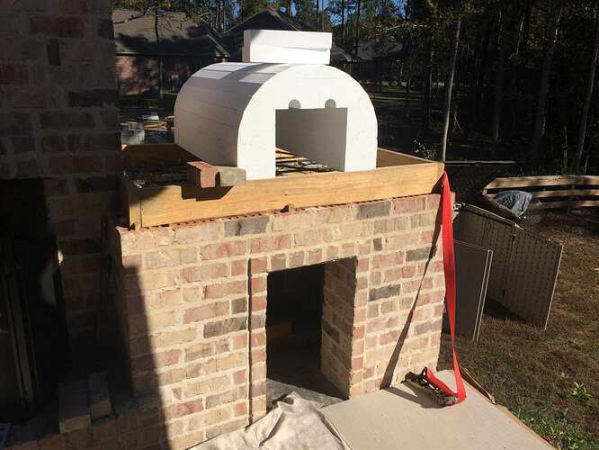 Outdoor Brick Fireplace Kit (5)