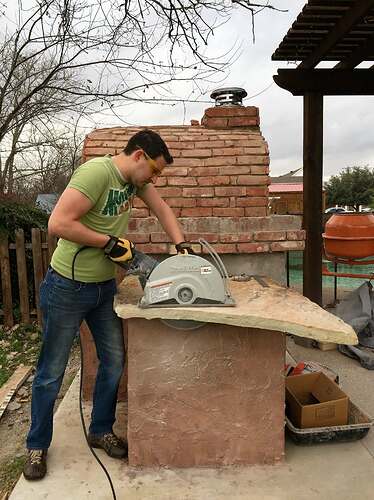 Building Pizza Oven Backyard (6)