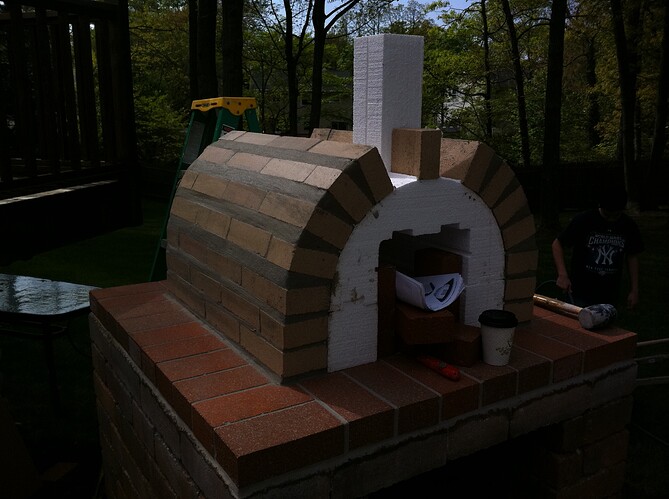Making A Brick Oven (4)