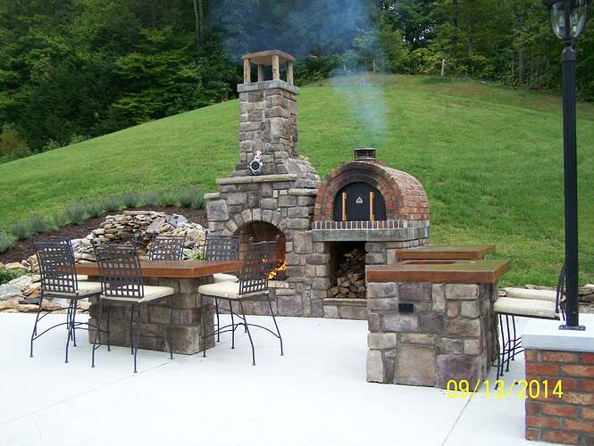 Freestanding Outdoor Fireplace (3)