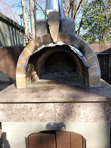 Fire Brick on the pizza oven cooking surface shifted to different heights
