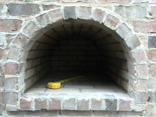 Outdoor Brick Fireplace Kit (25)