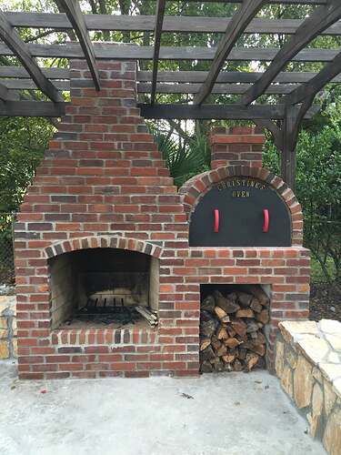 Outdoor Brick Fireplace Plans (2)