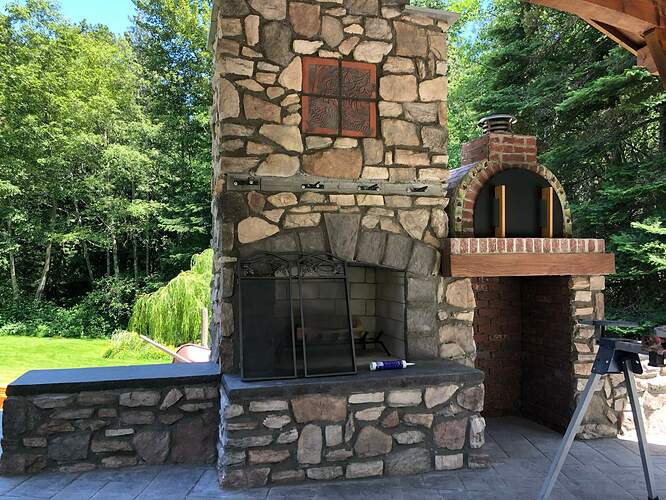 DIY Outdoor Fireplace (44)