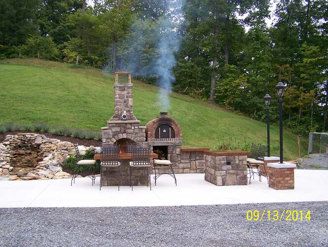 Freestanding Outdoor Fireplace (1)