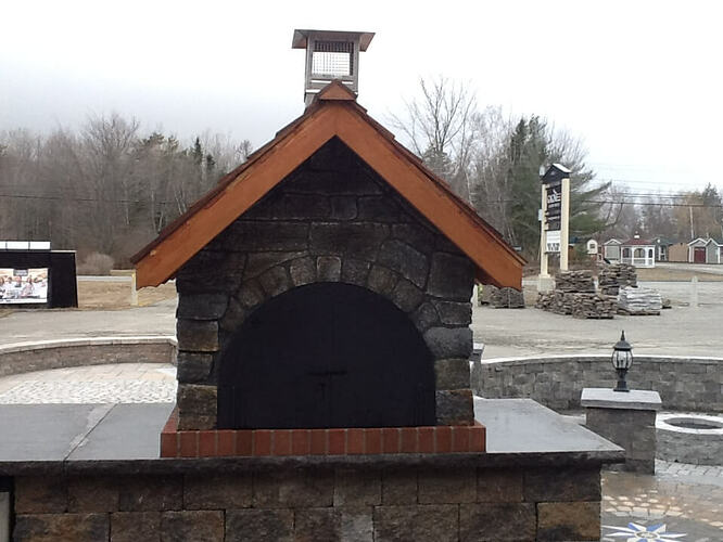 Pizza Oven Gable Roof (2)