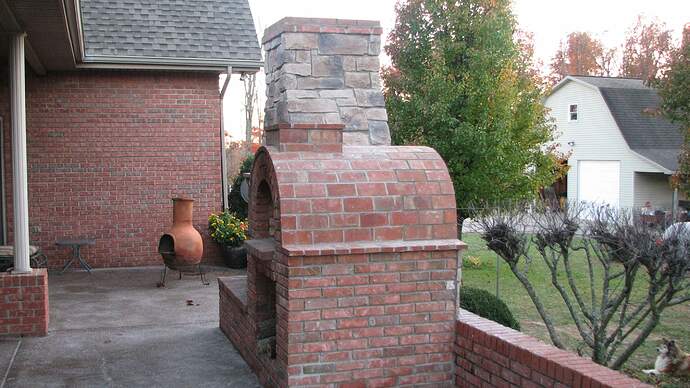 Outdoor Brick Fireplace (2)