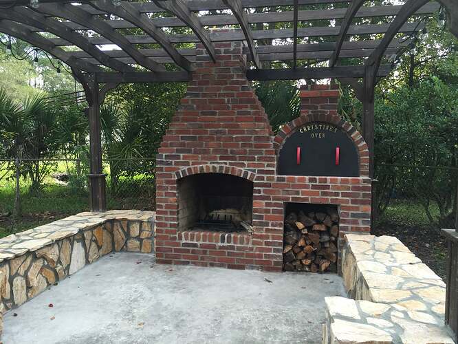 Outdoor Brick Fireplace Plans (3)